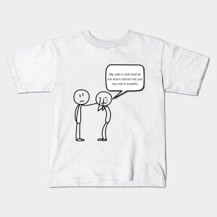 Funny Fishing I Haven't Used My Rod In Months Kids T-Shirt